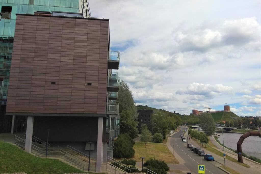 Slucko Central Studio Apartment Near River VNO Exterior photo